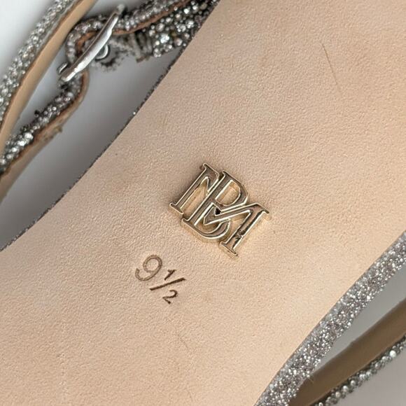 Badgley Mischka Kamilah Womens Pointed Toe Stiletto Heels Silver Size US9.5 EU40 - Picture 9 of 11